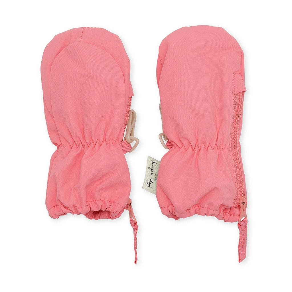 Kid's waterproof snow mittens Strawberry Pink 6 months -8 years Konges Slojd