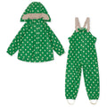  Rainy palme rainwear set Aisuru Green 9m-10y Konges Slojd