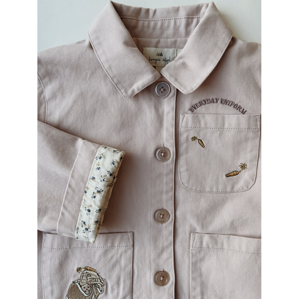 Children's spring jacket with bunny and carrot embroidery 12M-10 Konges Slojd