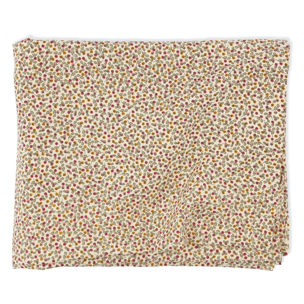 Table cloth 100% organic cotton Rosaraie red Konges Slojd 140x220cm