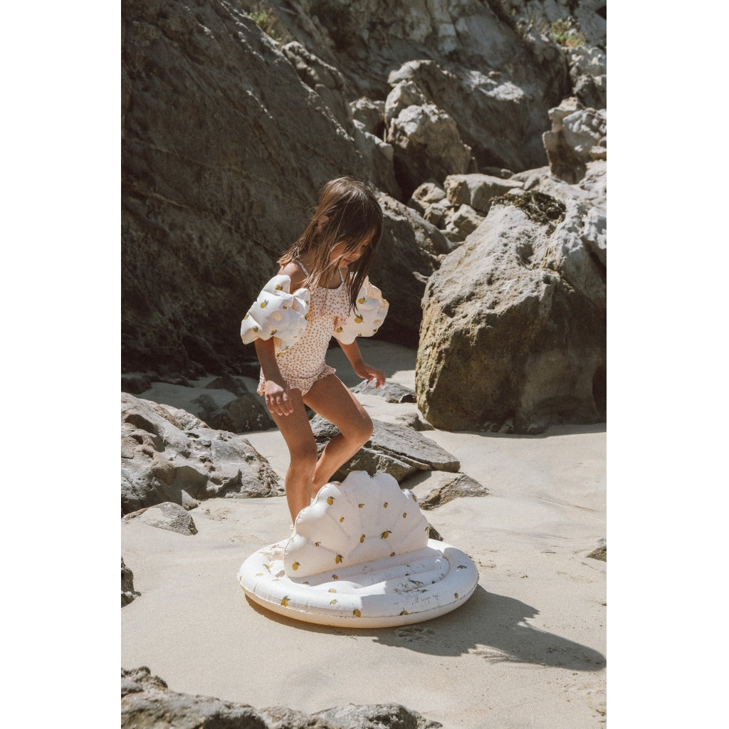 Children's inflatable beach mattress Lemon  62x29cm-Sprinkler Konges Slojd