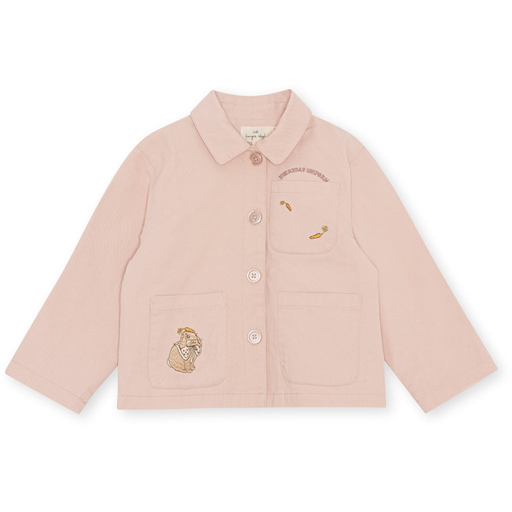 Children's spring jacket with bunny and carrot embroidery 12M-10 Konges Slojd