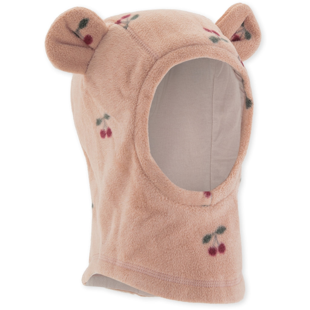 Konges Slojd Βρεφικό σκουφάκι fleece με διακοσμητικά αυτάκια 6-9 μηνών-  Cherry Blush