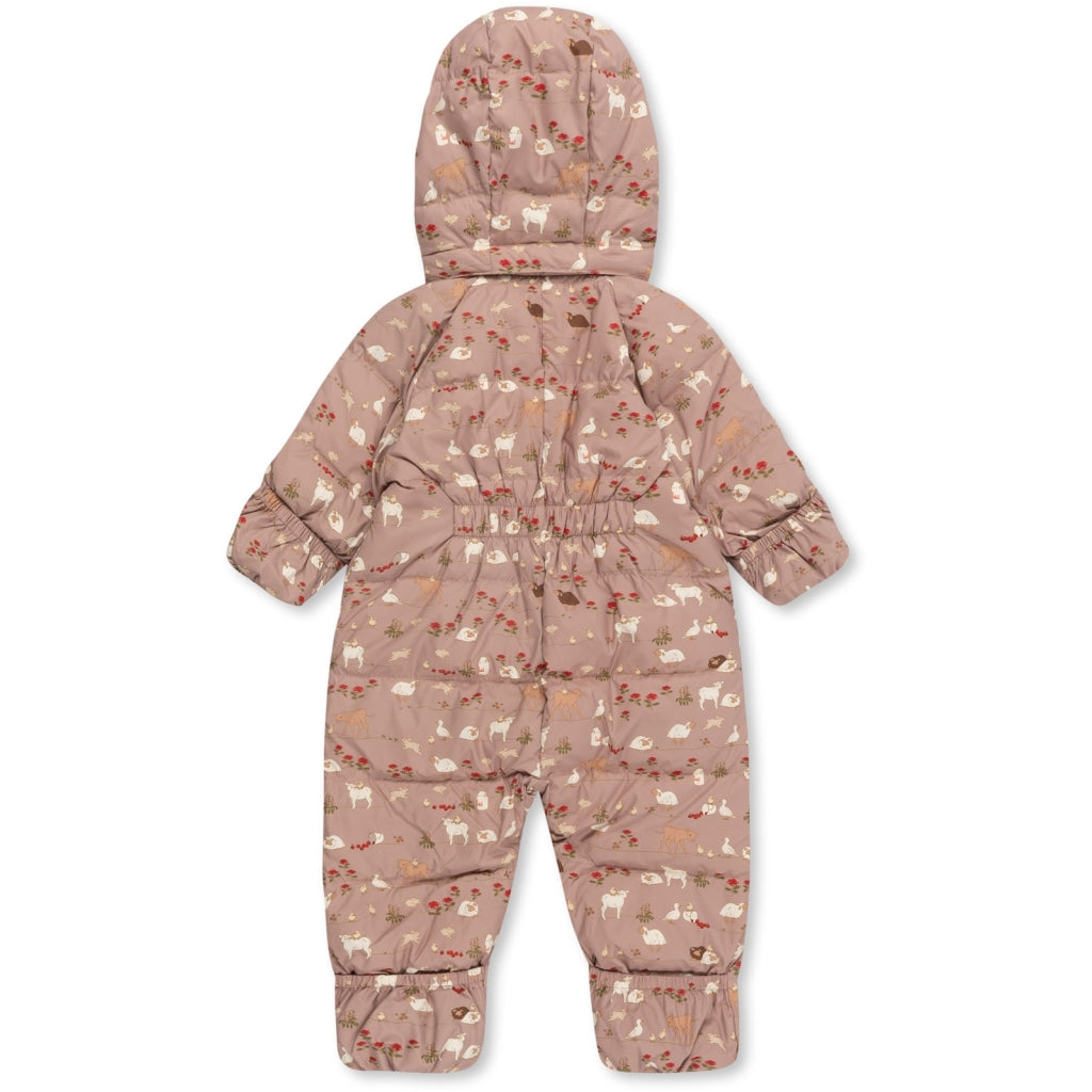 Παιδικό αντιανεμικό μπουφαν -ολοσωμη φόρμα με επένδυση Baby Down - Farmtastic 3-6 μηνών Konges Slojd