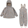  Rainy palme rainwear set Farm Blue 9m-10y Konges Slojd