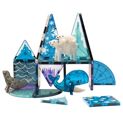 Magna-Tiles Μαγνητικό Παιχνίδι Clear Colors Arctic για 3+ Ετών 21125