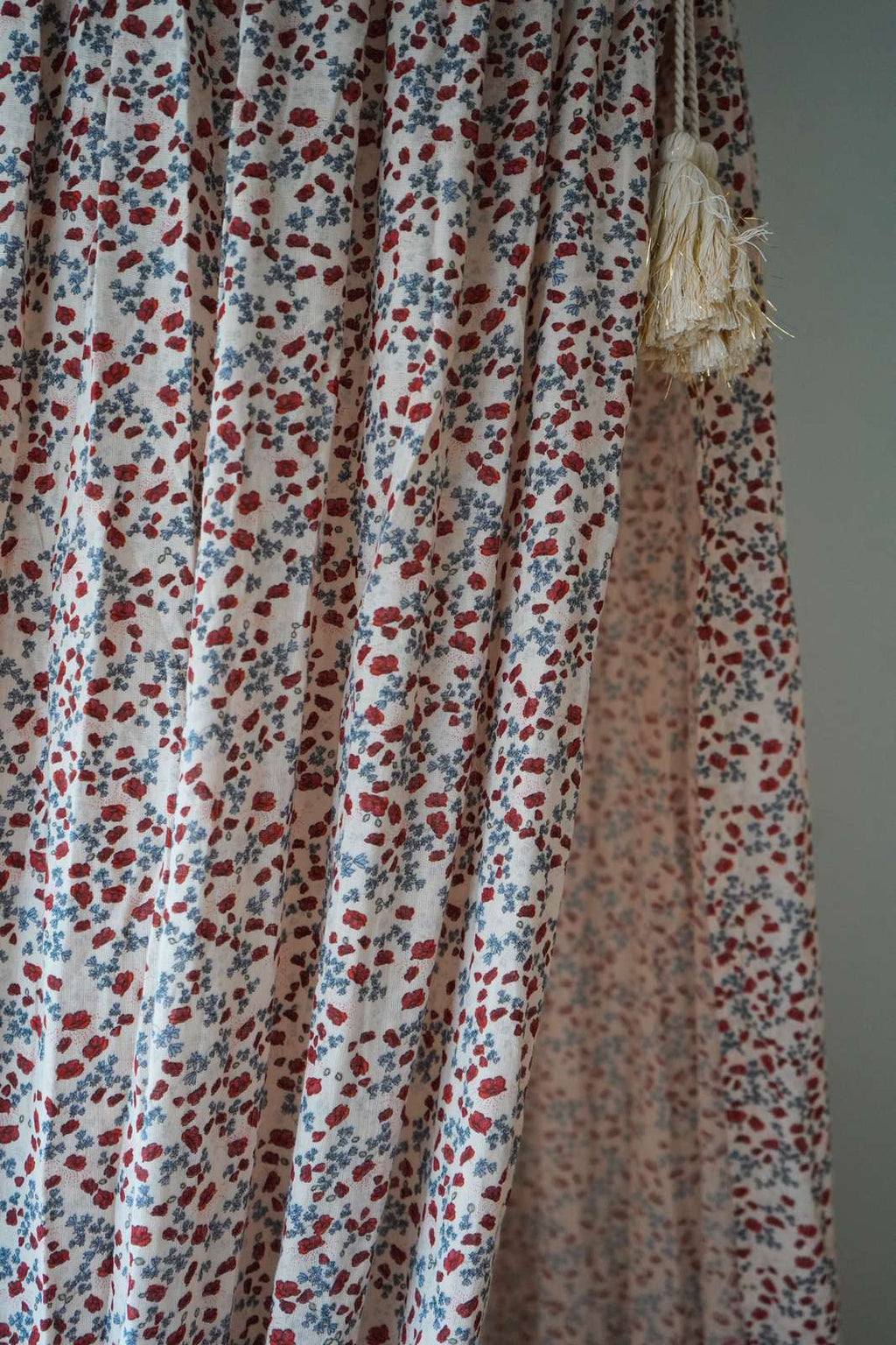 Bed canopy organic cotton 3m Konges Poppy