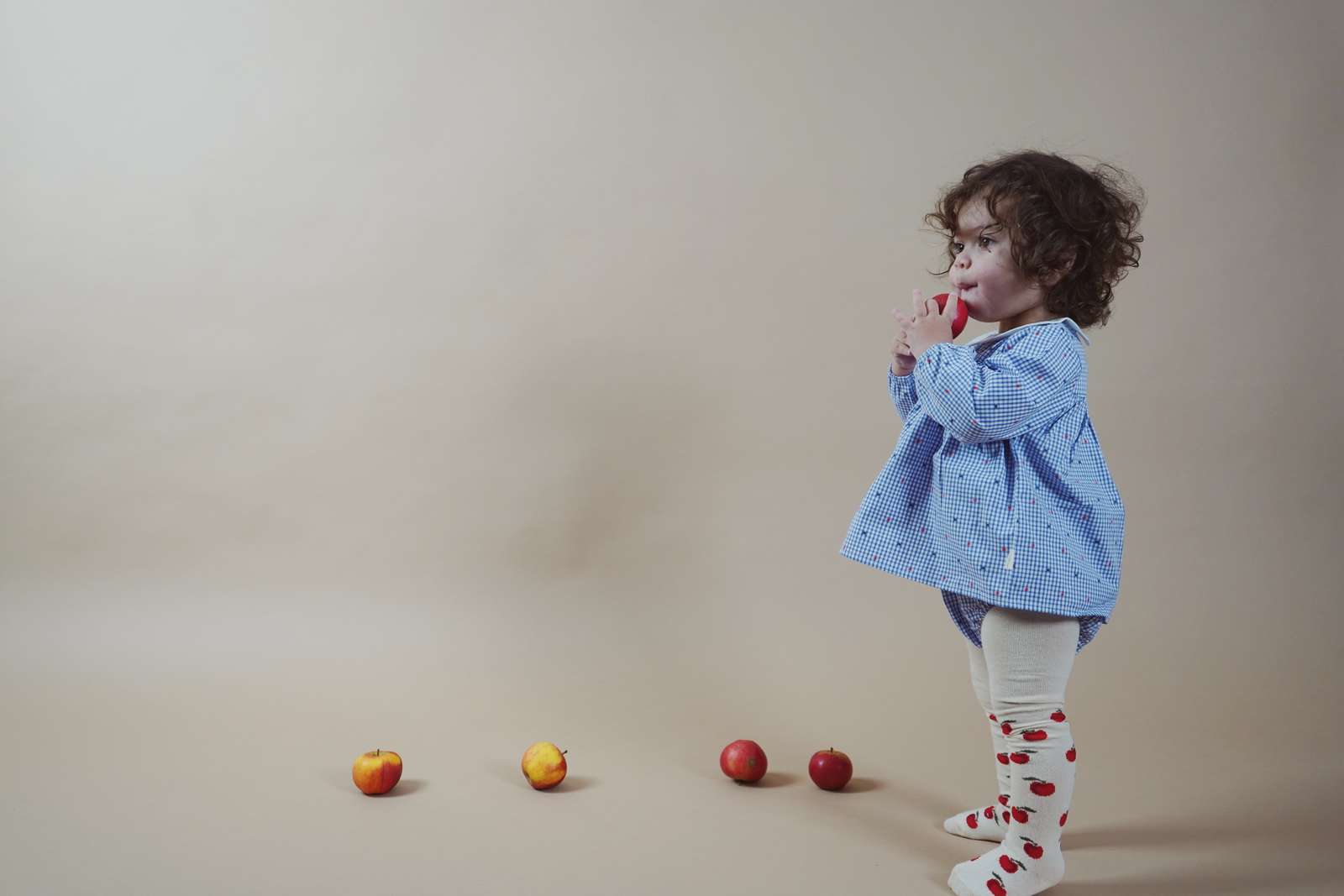 Children's jacquard tights (Set of 2) Strawberry size 80-134 Konges Slojd