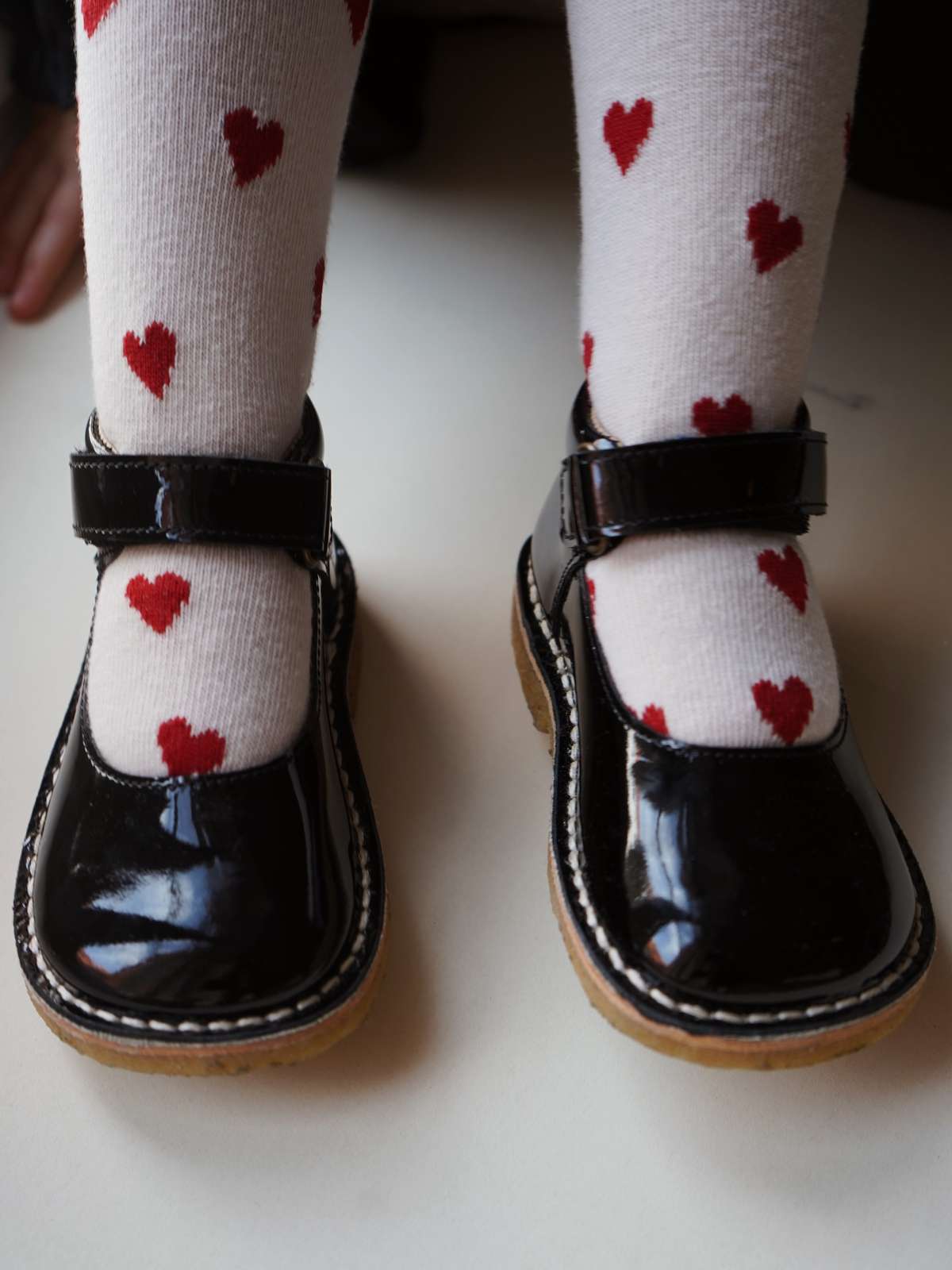 Παιδικό δερμάτινο παπούτσι λουστρίνι Black - Νούμερο 23-31 Konges Slojd