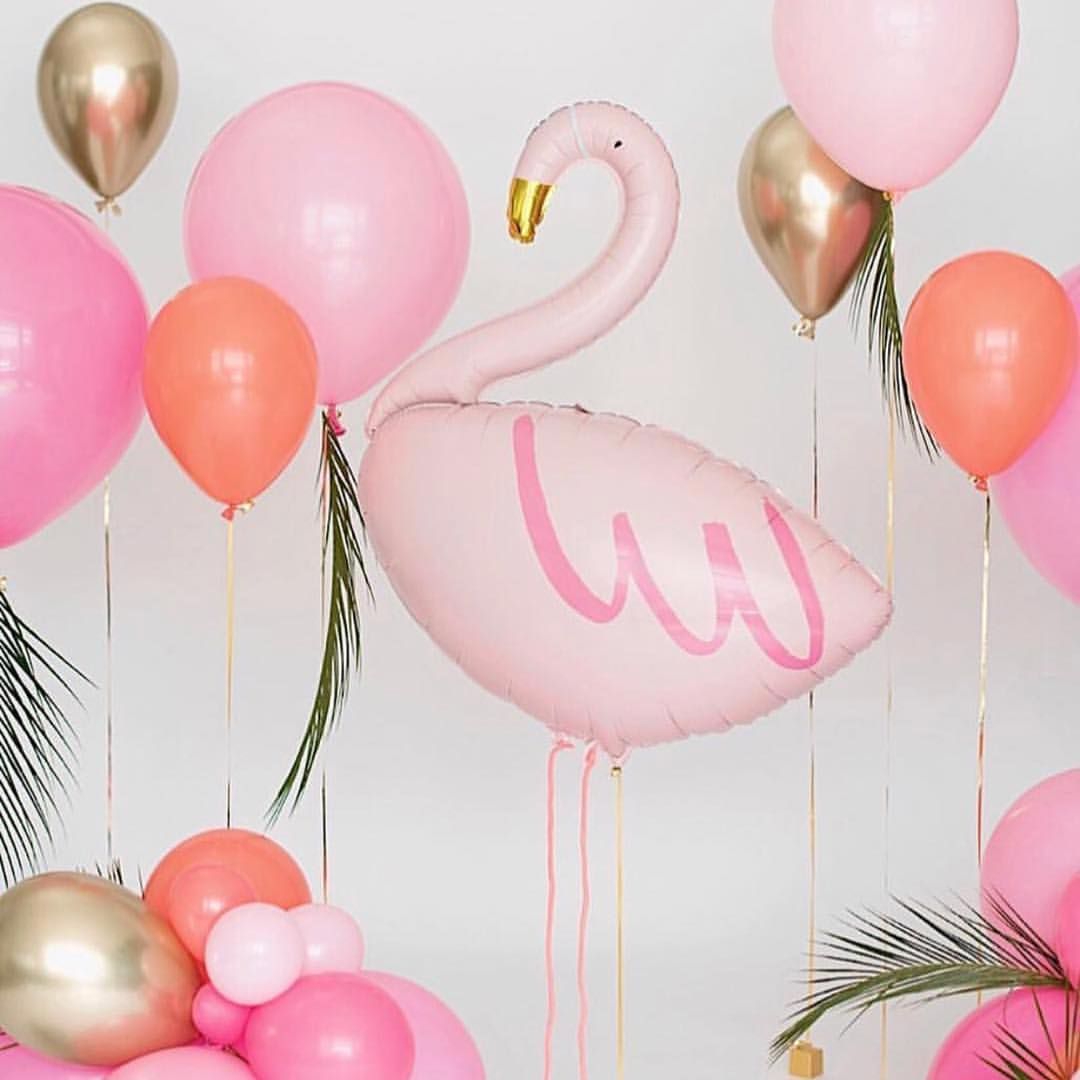 Meri Meri Foil Balloon Flamingo 96cm
