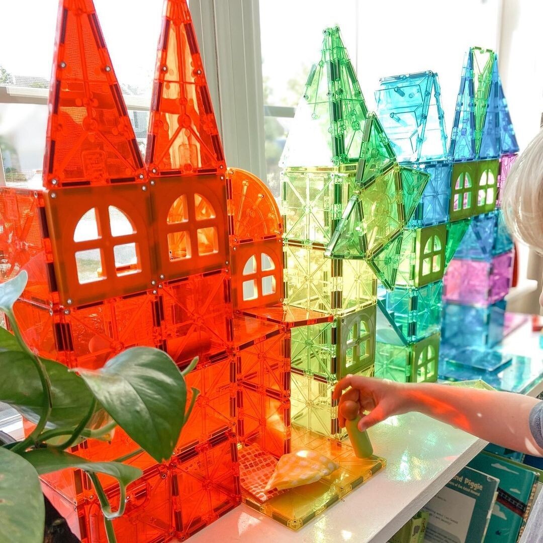 Magna Tiles Μαγνητικό Παιχνίδι 110 κομματιών-Metropolis