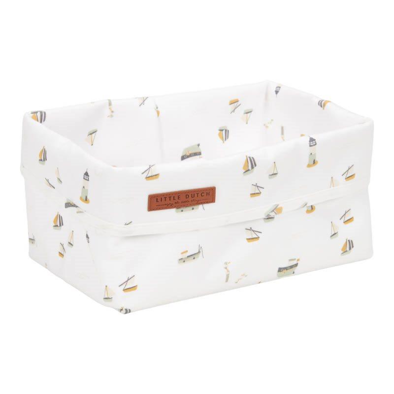 Storage Basket Sailors Bay 25x15x15cm Sailors Bay White LD30521690