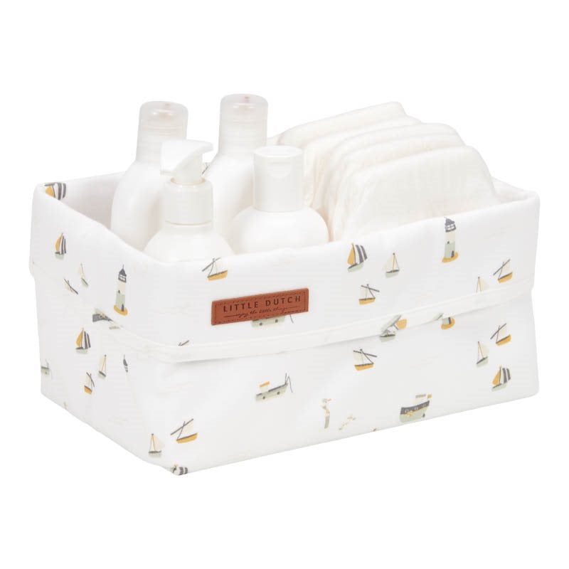 Storage Basket Sailors Bay 25x15x15cm Sailors Bay White LD30521690