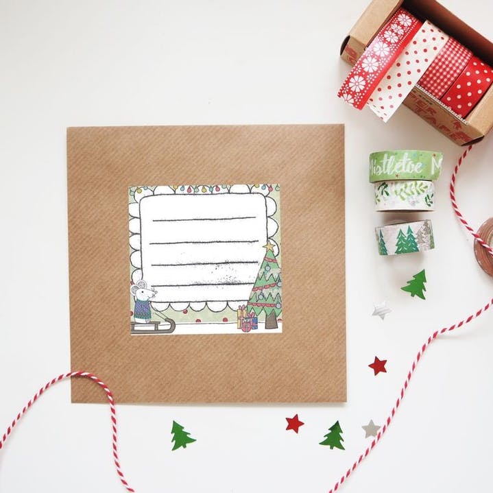 Christmas Card - Happy Christmas Mum and Dad 14,8 x14.8cm