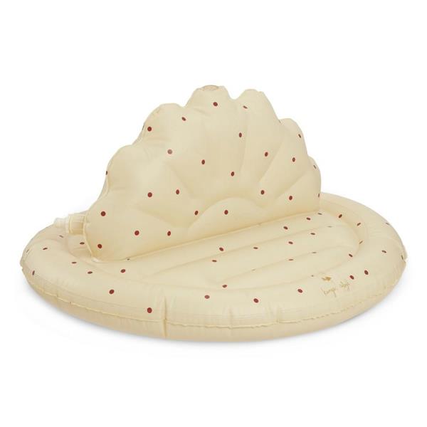 Children's inflatable beach mattress red polka dots 62x29cm-Sprinkler Konges Slojd