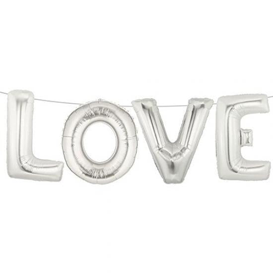 Foil big balloon love - 38cm- Talking Tables