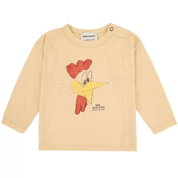 Bobo Choses Mr O'clock Kids Organic Cotton Long Sleeve T-Shirt 12-24 Months