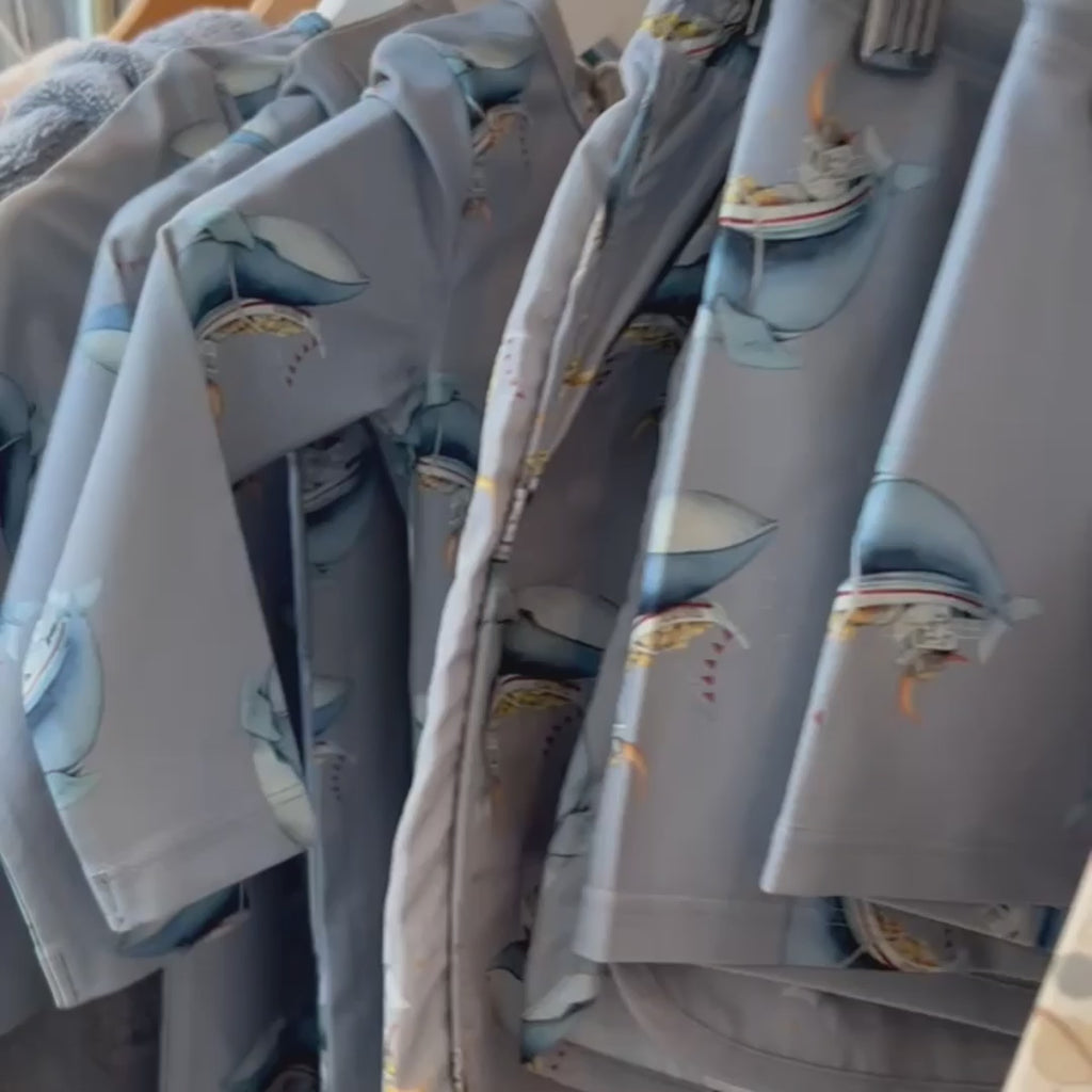 Children's swim shoes Whale boat No20-31 Konges Slojd