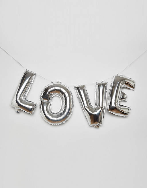 Foil big balloon love - 38cm- Talking Tables