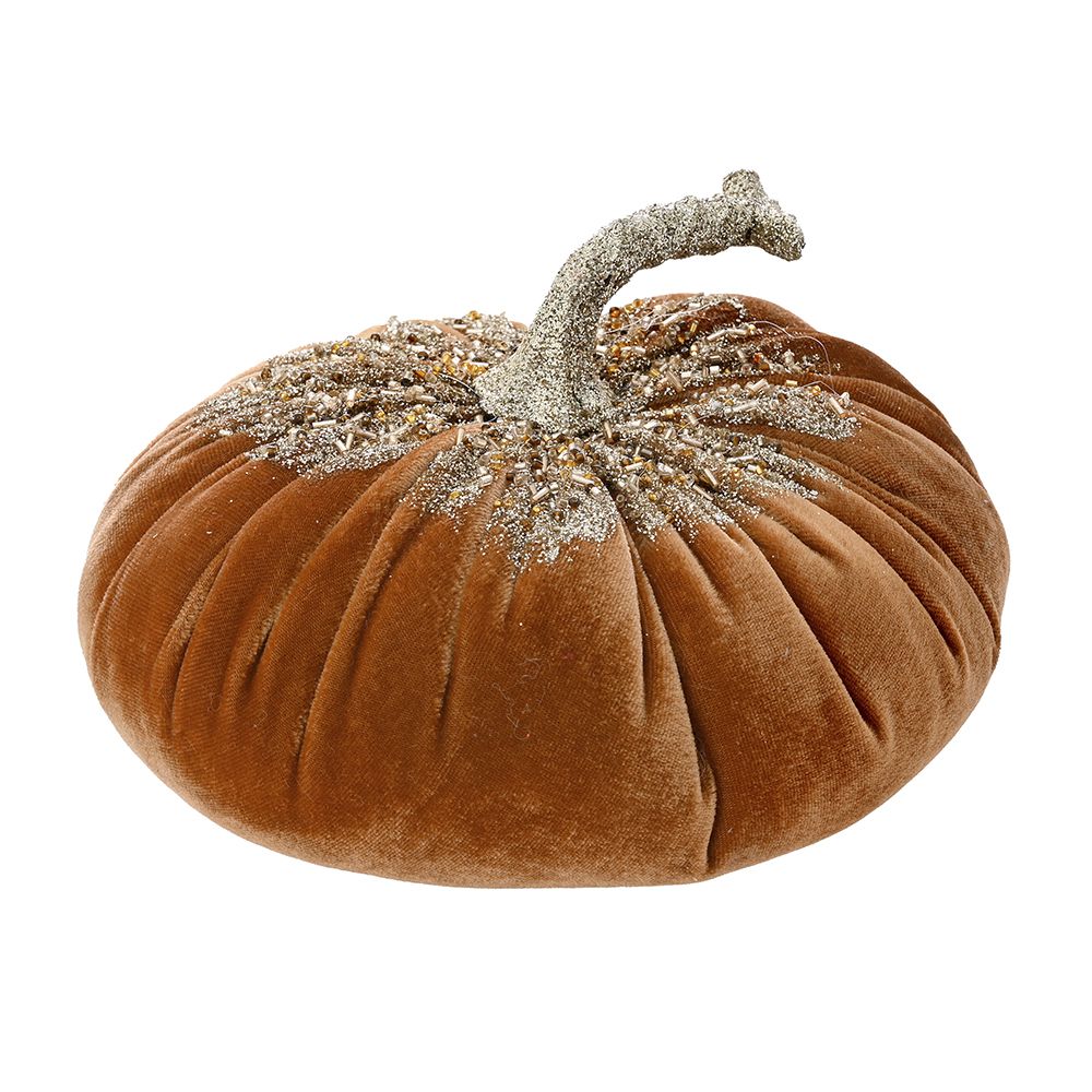 Christmas decorative rust pumkin 11.5Χ11.5Χ13.5cm