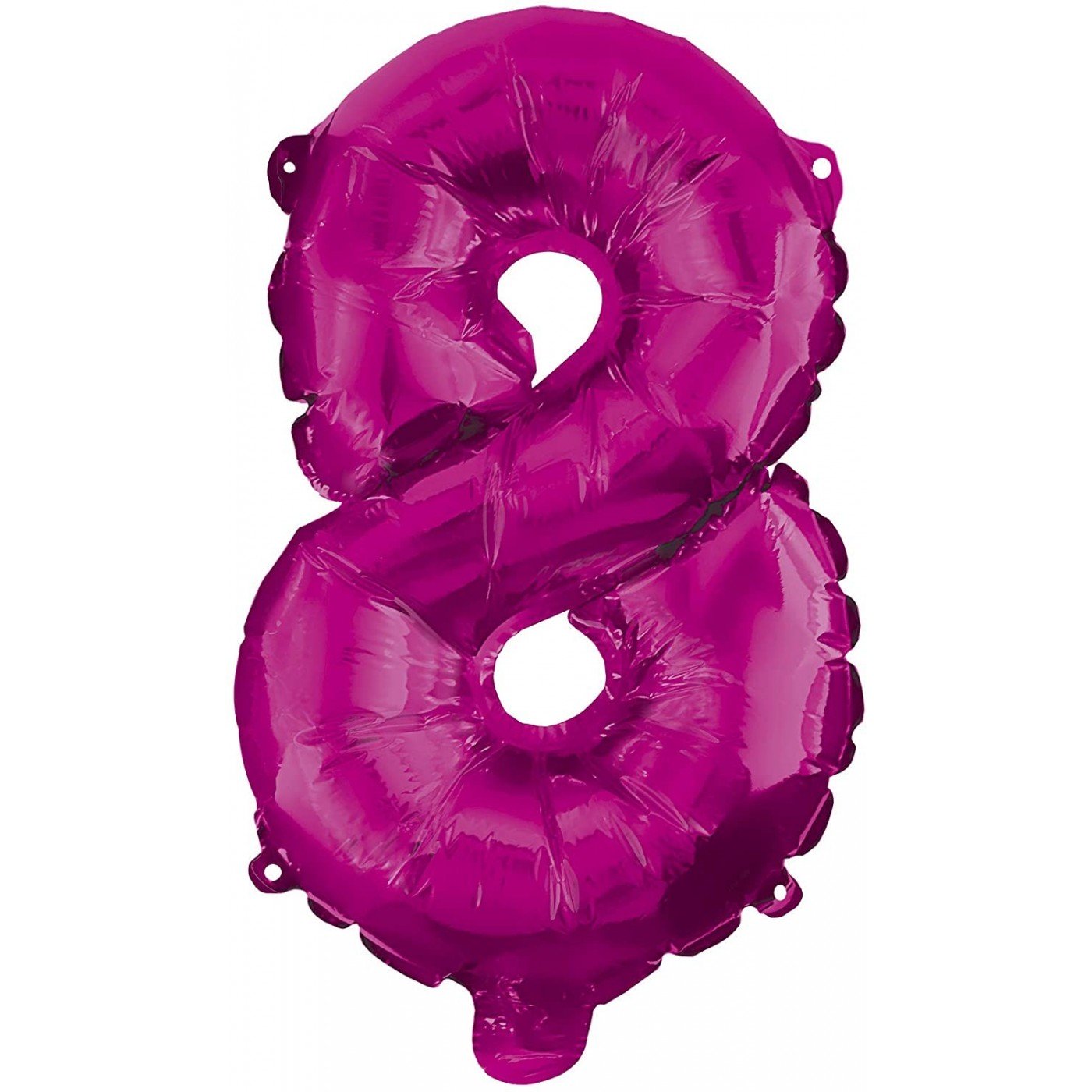 Big Foil Pink Number Balloon 0 to 9 - 96cm
