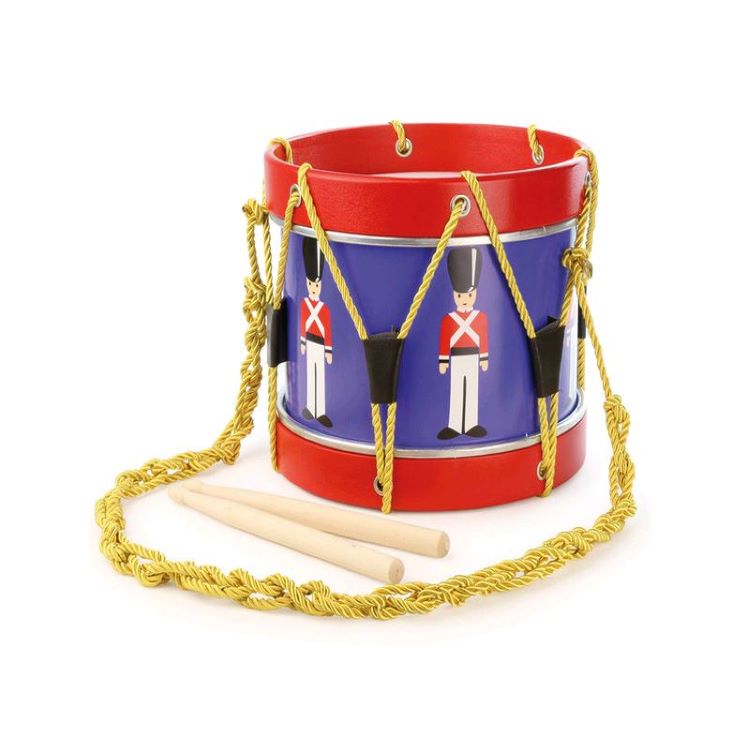 Vilac Ξύλινο Παιδικό παιχνίδι Τύμπανο Στρατιώτης 3ετών+