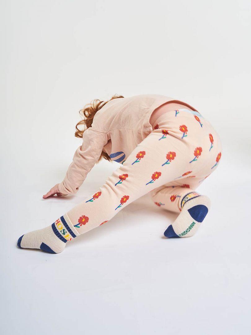 Bobo Choses Floral Baby Organic Cotton all over legging - 6 to 36 Months