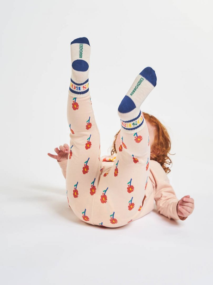 Bobo Choses Floral Baby Organic Cotton all over legging - 6 to 36 Months