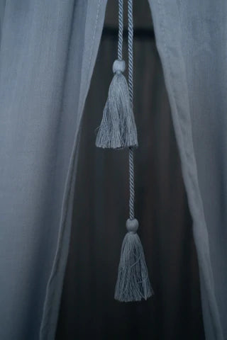 Bed Canopy Pure Blue 240x54cm Little Dutch