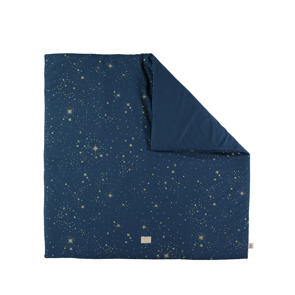 Colorado play carpet 100x100cm gold stella night blue New Elements Nobodinoz