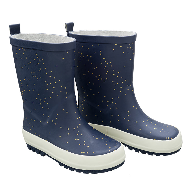 Kid's rain boots - Indigo Dots (No22-32)