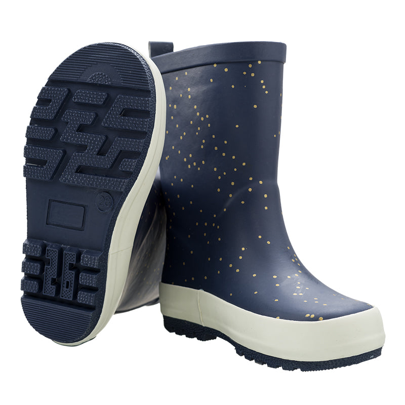 Kid's rain boots - Indigo Dots (No22-32)
