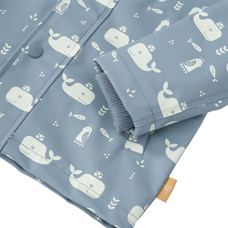 Rain Jacket Whale 3Y-7Y - Fresk