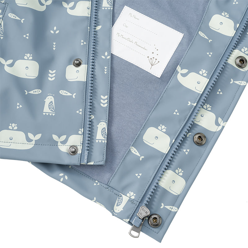 Rain Jacket Whale 3Y-7Y - Fresk
