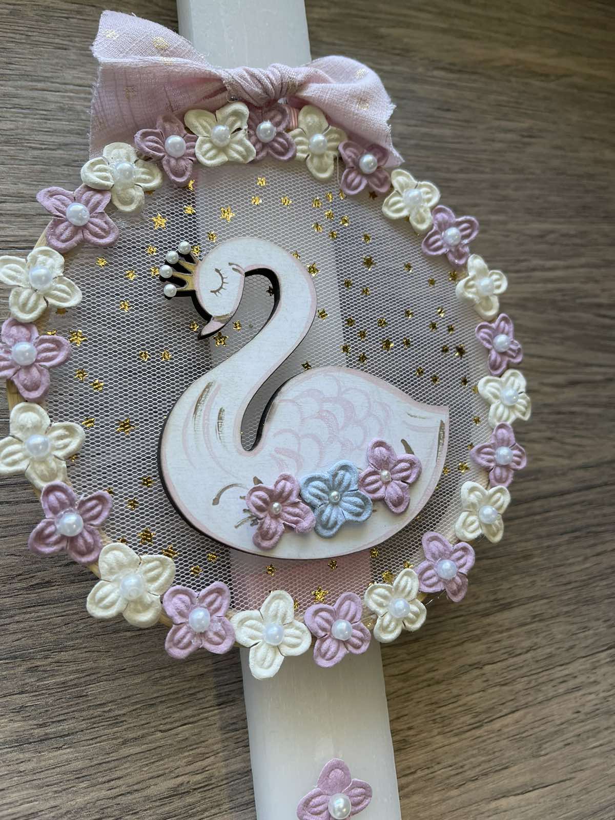 Easter Candle - Swan 30cm