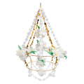Decorative chandelier with white flowers - Meri Meri 48.5x71x48.5cm