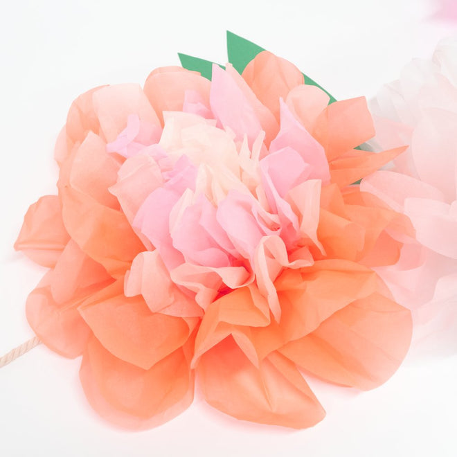 Decorative garland with paper Spring Flowers - Meri Meri 4m