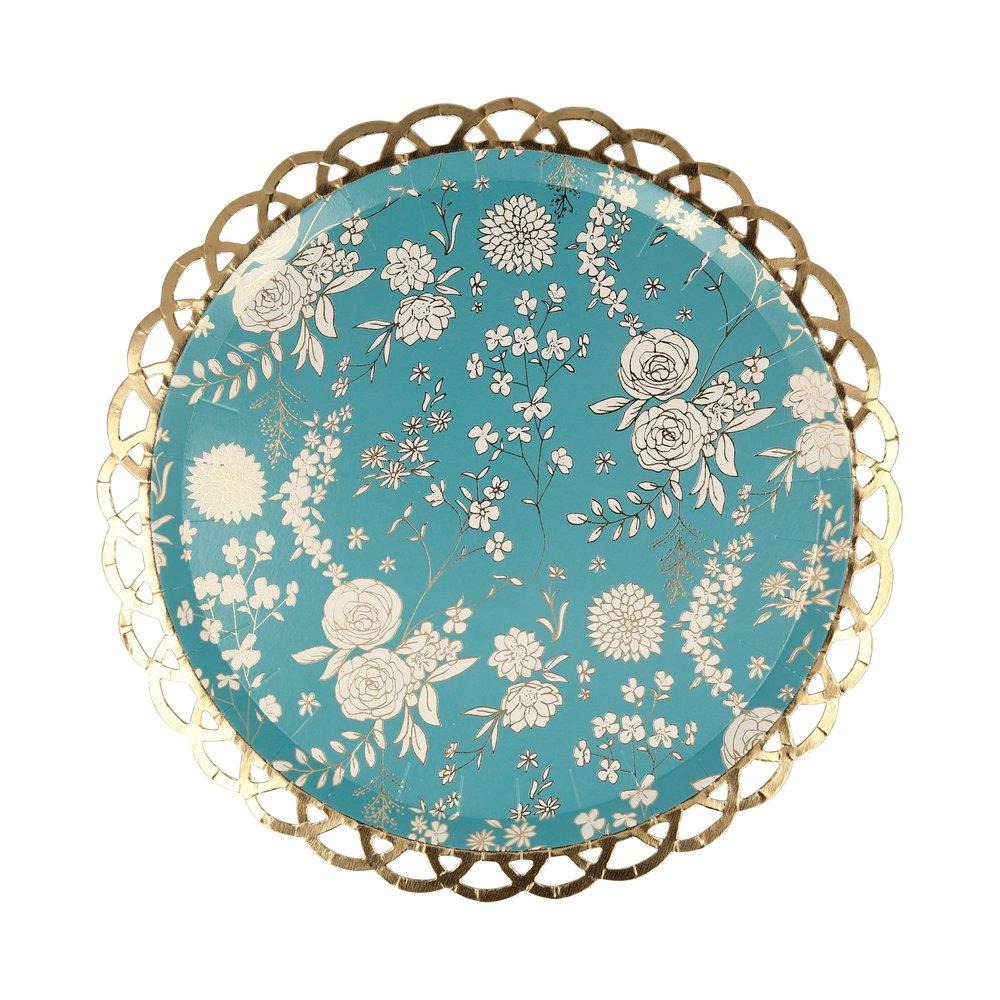 English Garden Lace Side Plates-Meri Meri 