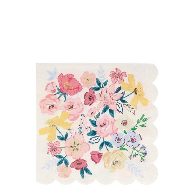 Meri Meri  English Garden Large Napkins (x 16)