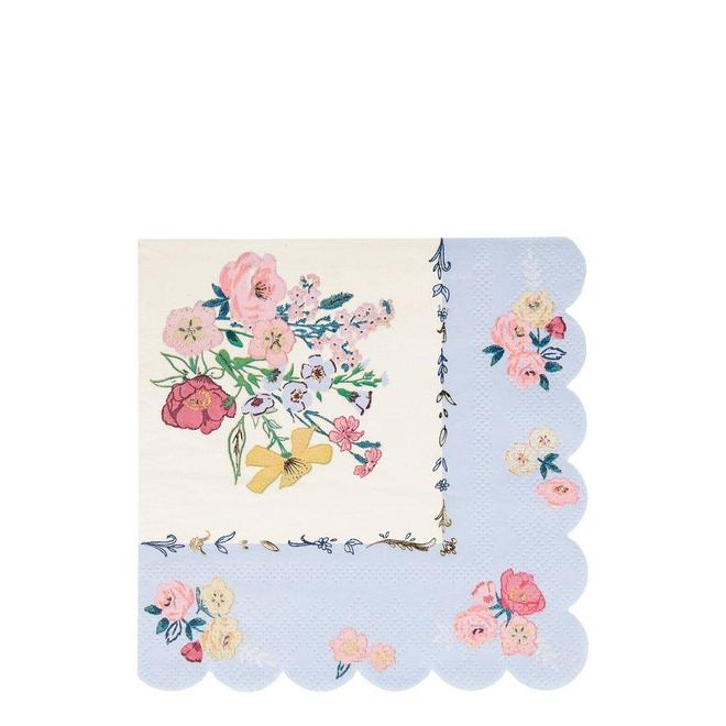 Meri Meri  English Garden Large Napkins (x 16)