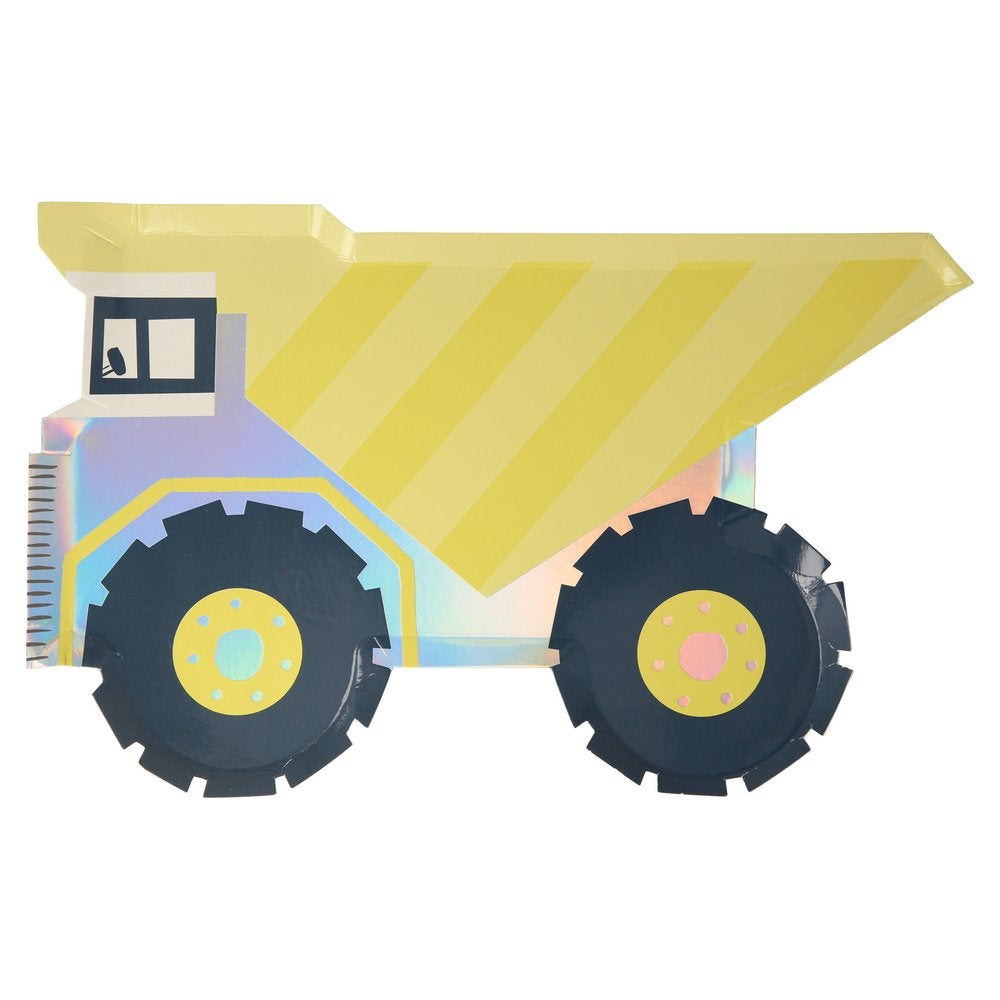Meri Meri Dumper Truck Plates (x 8)