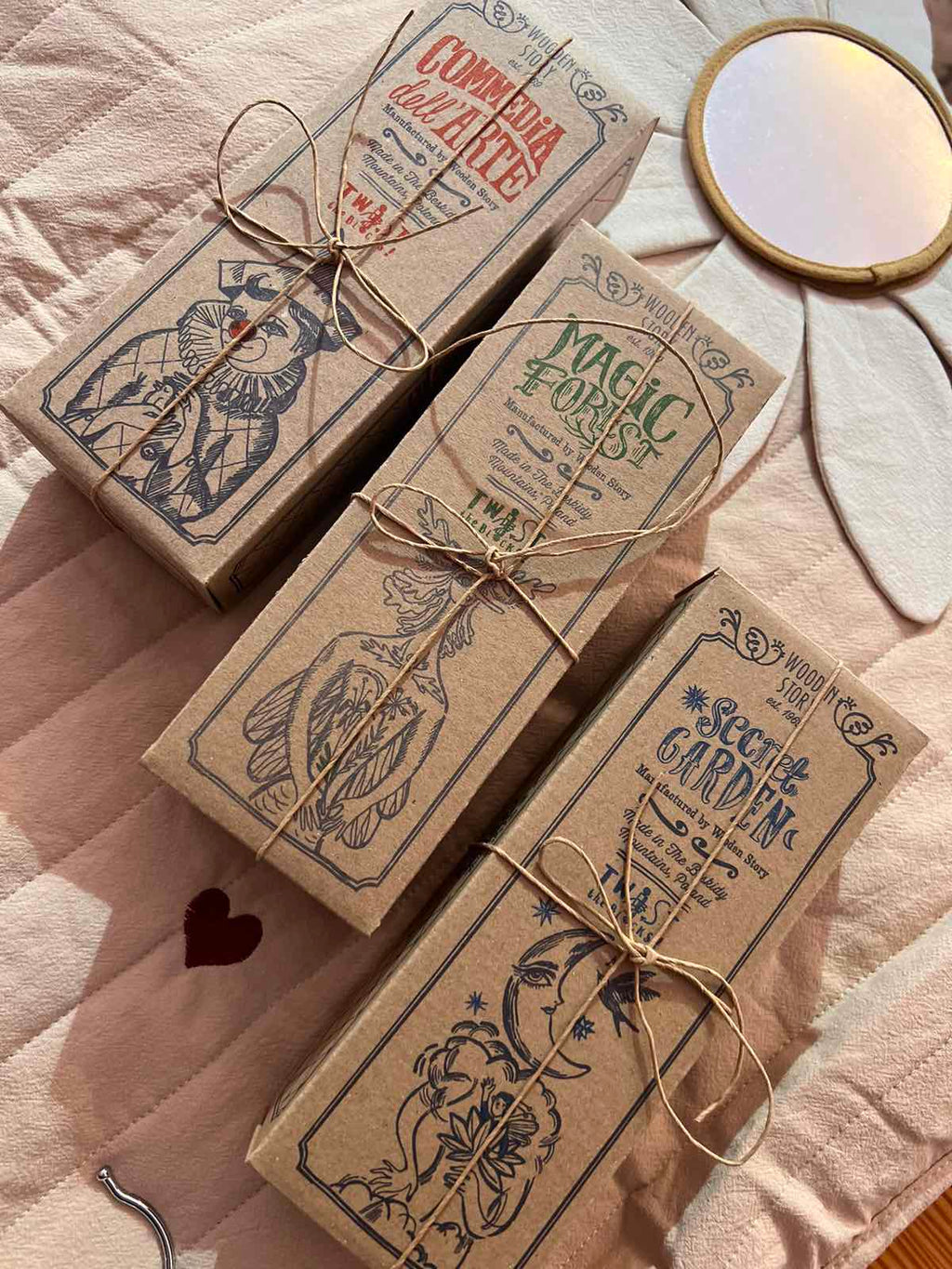 Twist the blocks Commedia dell'arte Rainbow 3+ years 20x7.5x5,5 cm