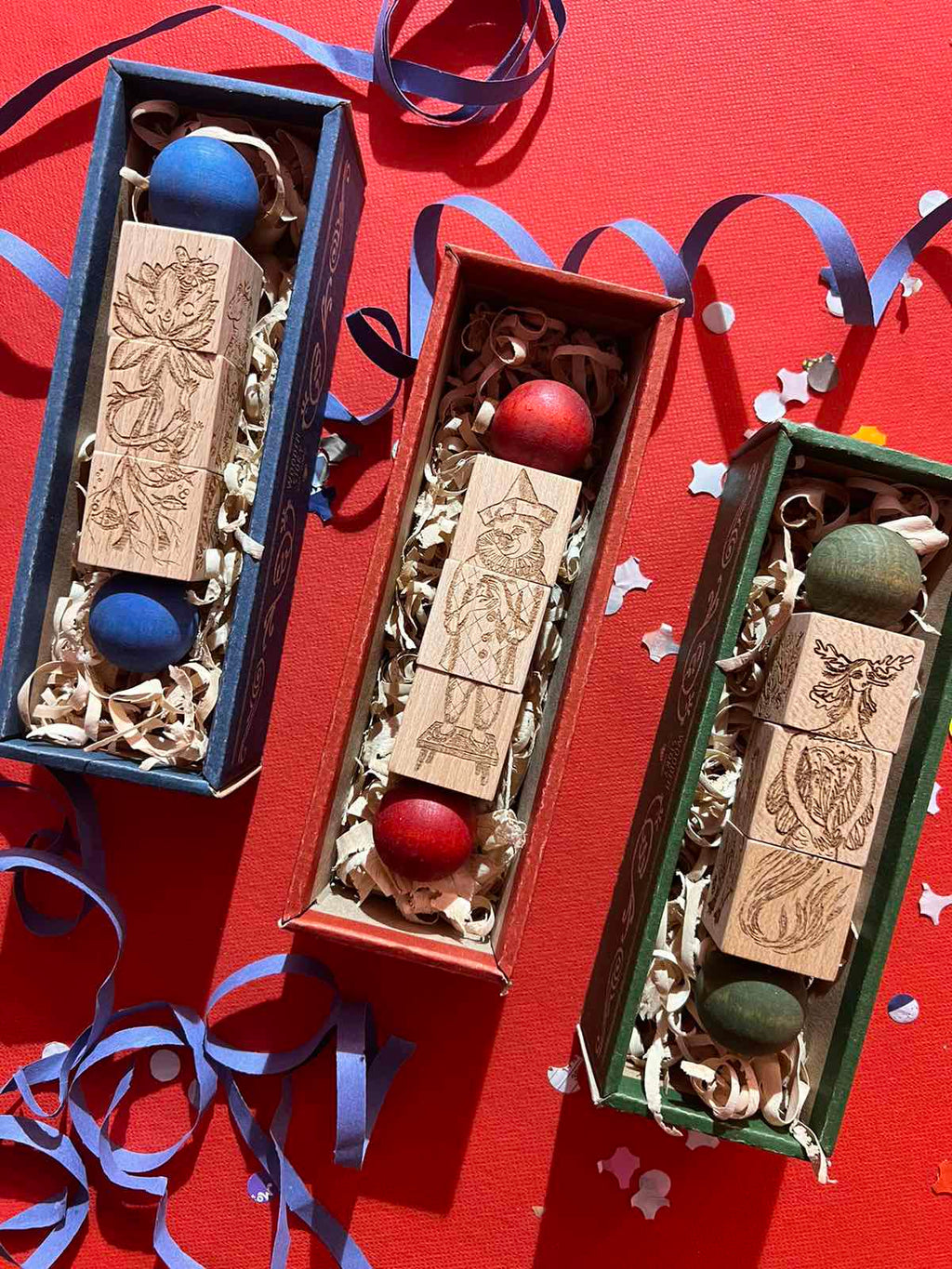 Twist the blocks Commedia dell'arte Rainbow 3+ years 20x7.5x5,5 cm