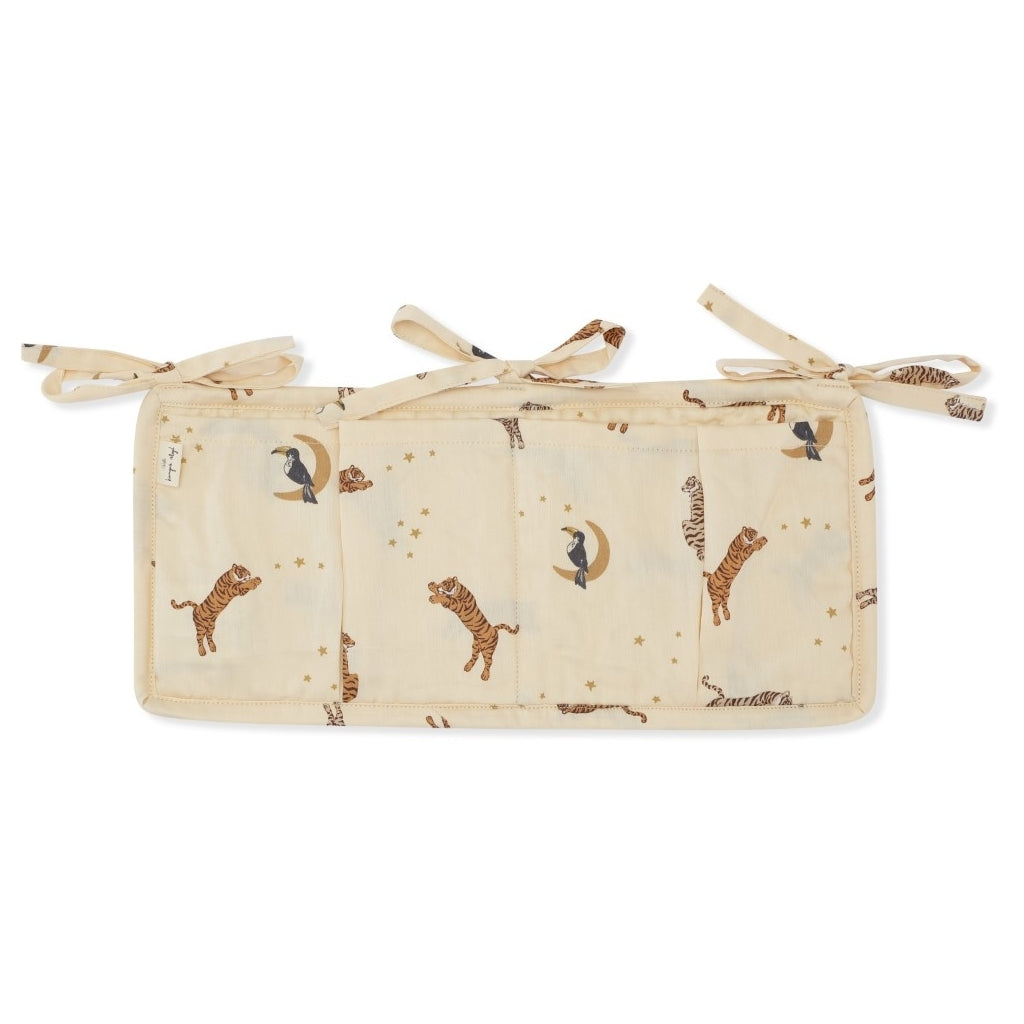 Τσέπες Αποθήκευσης για την Κούνια οργανικό βαμβάκι 34x17cm Roar Konges Slojd