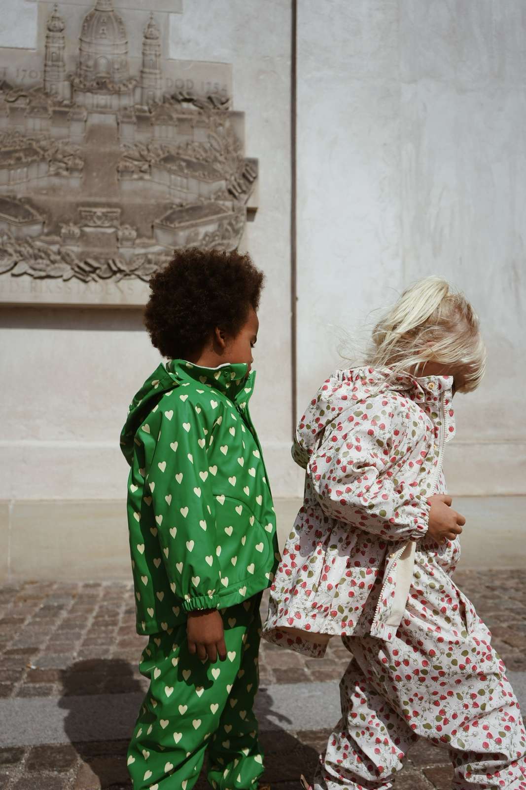  Rainy palme rainwear set Aisuru Green 9m-10y Konges Slojd