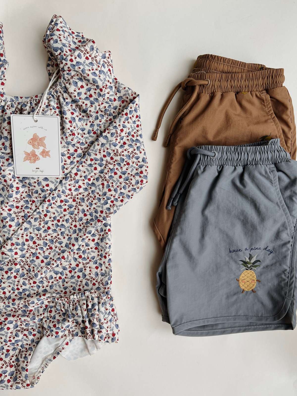 Kid's mimi swimsuit Marche de Fleur 9M-10Y Konges Slojd