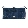 Merlin crib organizer gold stella-night blue  30x60cm New Elements Nobodinoz