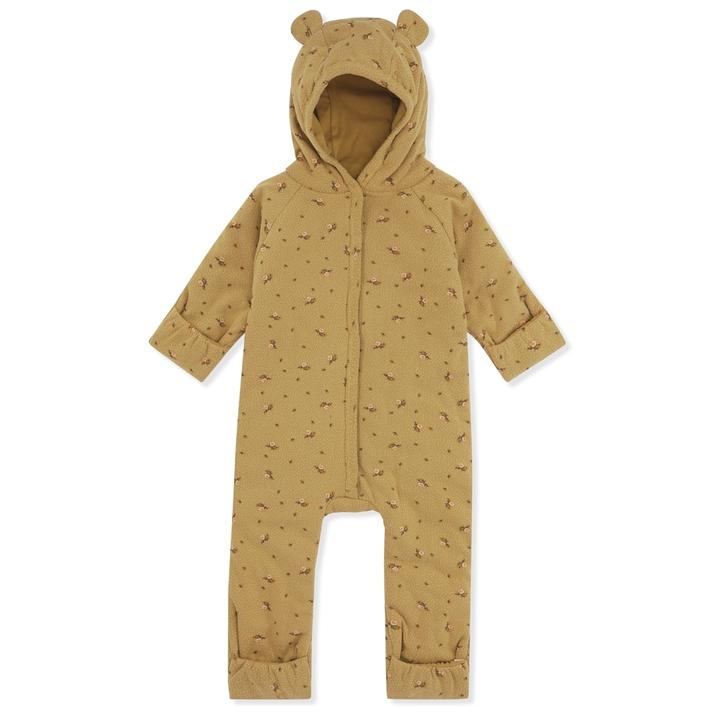 Full body children's sweatshirt onesie 100% organic cotton 6M-12M flower bouquet Konges Slojd