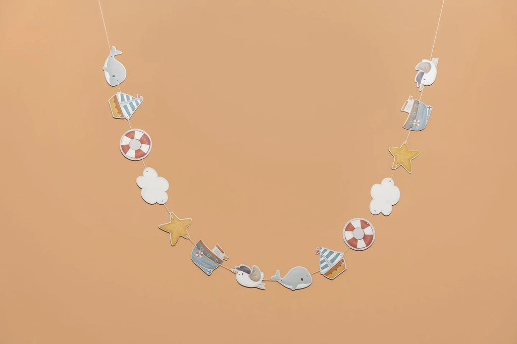 Διακοσμητική γιρλάντα Sailors Bay από χαρτόνι FSC 200cm 0+ μηνών Little Dutch LD4774