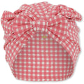 Kid's waterproof turban with sun protection UPV50 3M-4Y Soline Desert Rose Gingham - Konges Slojd